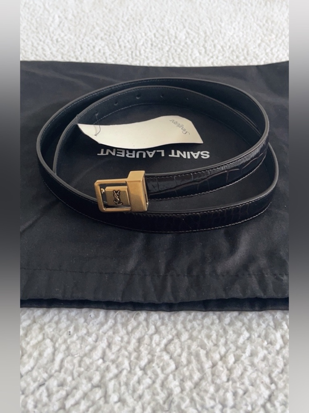 Saint Laurent La 66 Buckle Belt - Picture 2 of 16